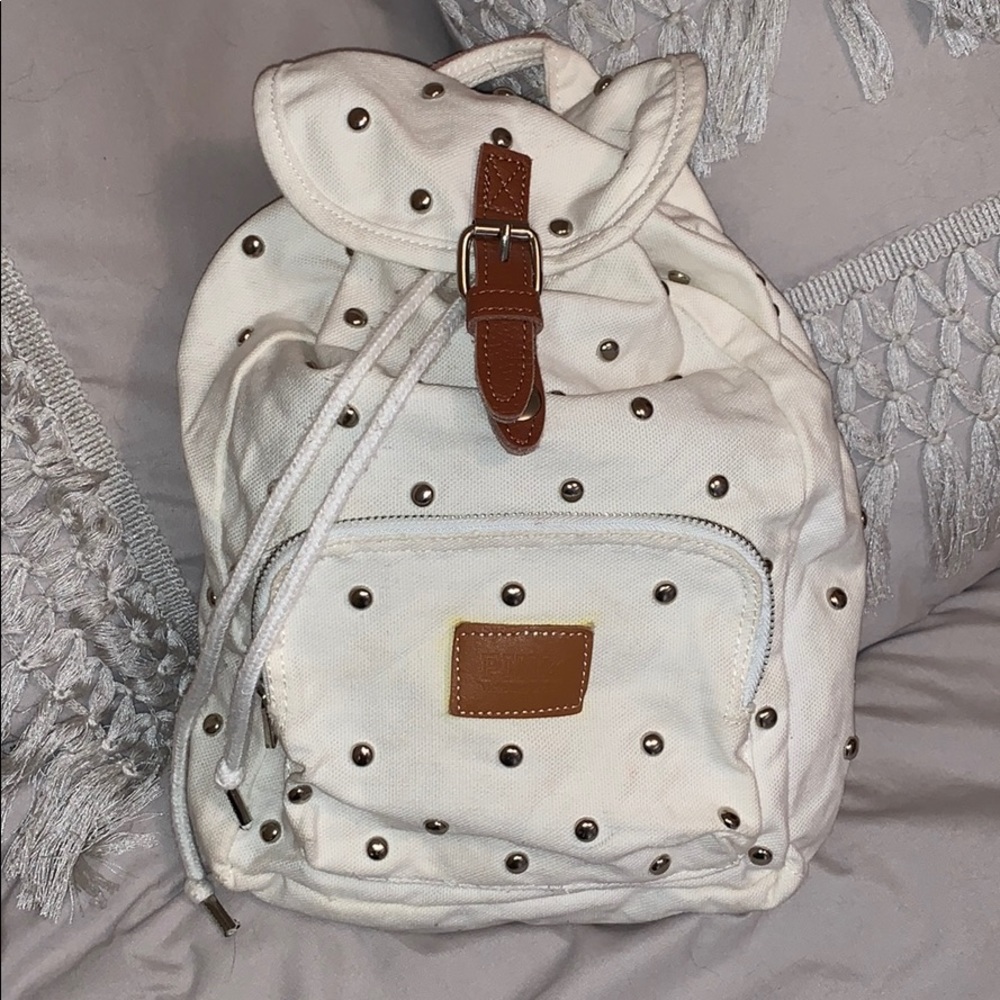 White Victoria’s Secret Pink backpack